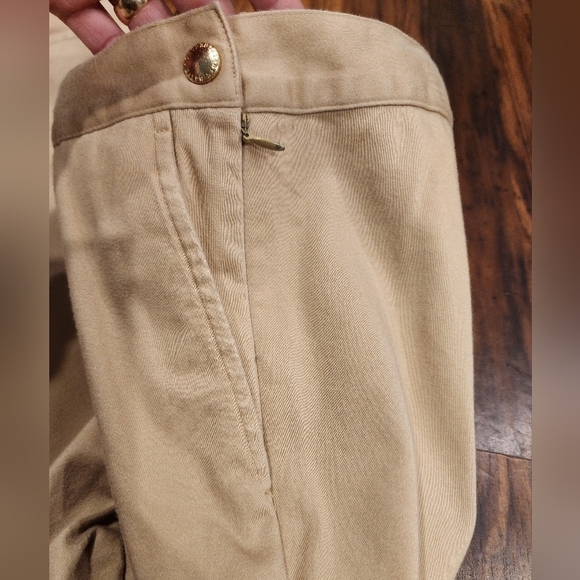 Lauren Ralph Lauren High Rise High Waisted Wide Leg Ankle Pants - Picture 4 of 12